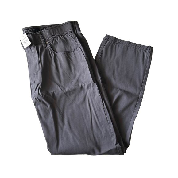 GERRY Men's Venture Commuter Gray Relaxed Fit Pants with Comfort Waistband 32x29 - Picture 2 of 6